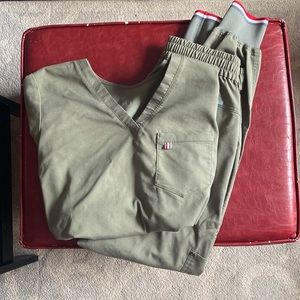 Olive green Mediclo Scrubs